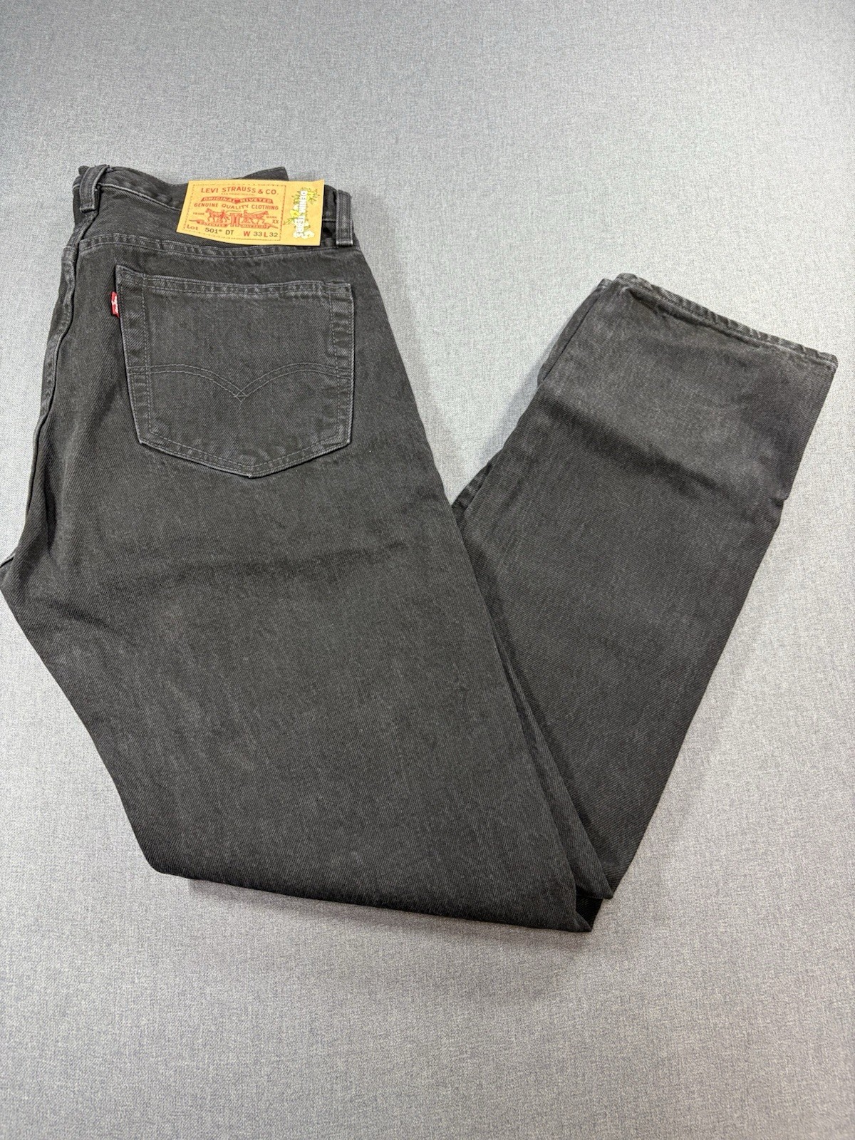 Levi’s 501 Denim Tears Series Men’s Black Straight Jeans 33×32 MSRP $290