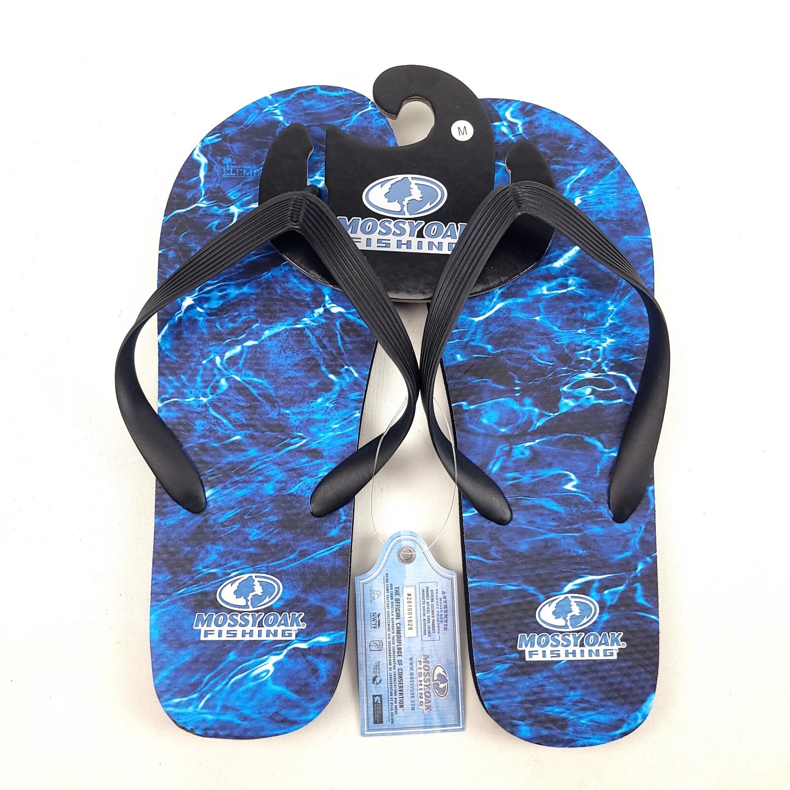 Mossy Oak Fishing Men’s Flip Flops Sandals | Size Medium 9/10 New