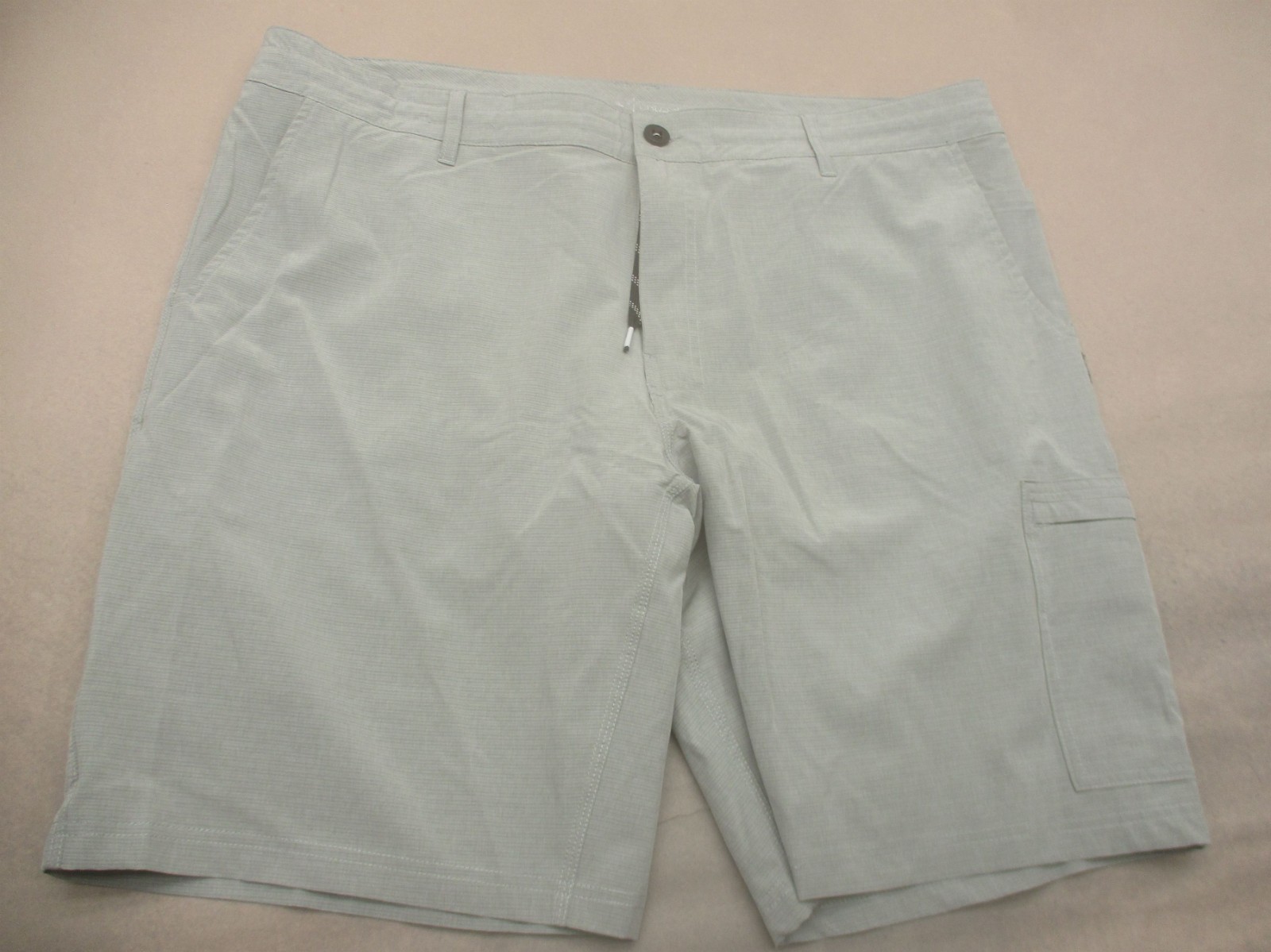 Oneill Size 40 Mens Gray Pockets Zip Button Drawstring Logo Outdoor Shorts 929
