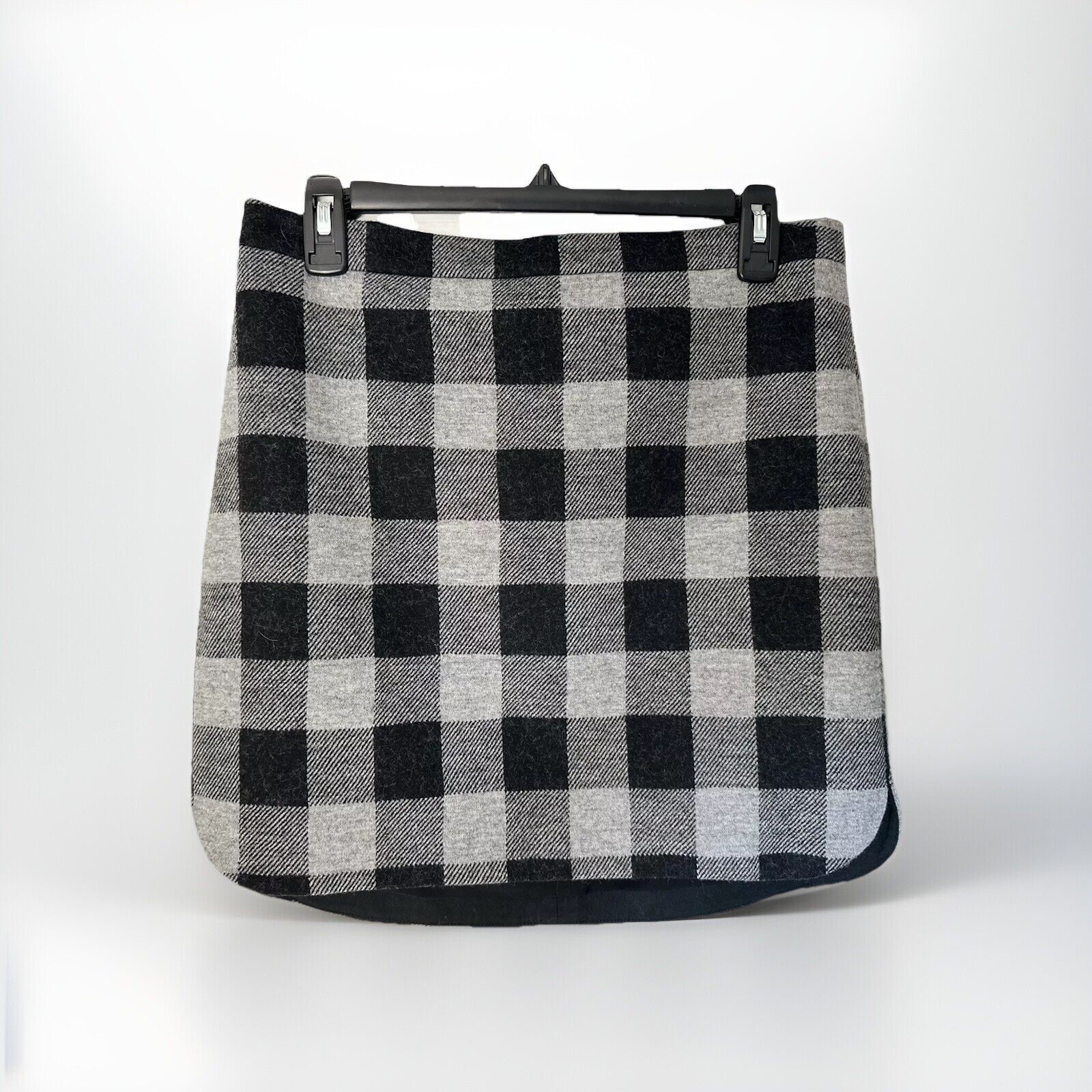 MADEWELL Chic Y2K Wool Knit Mini Skirt Plaid Lined Women’s Preppy Academia Sz 4