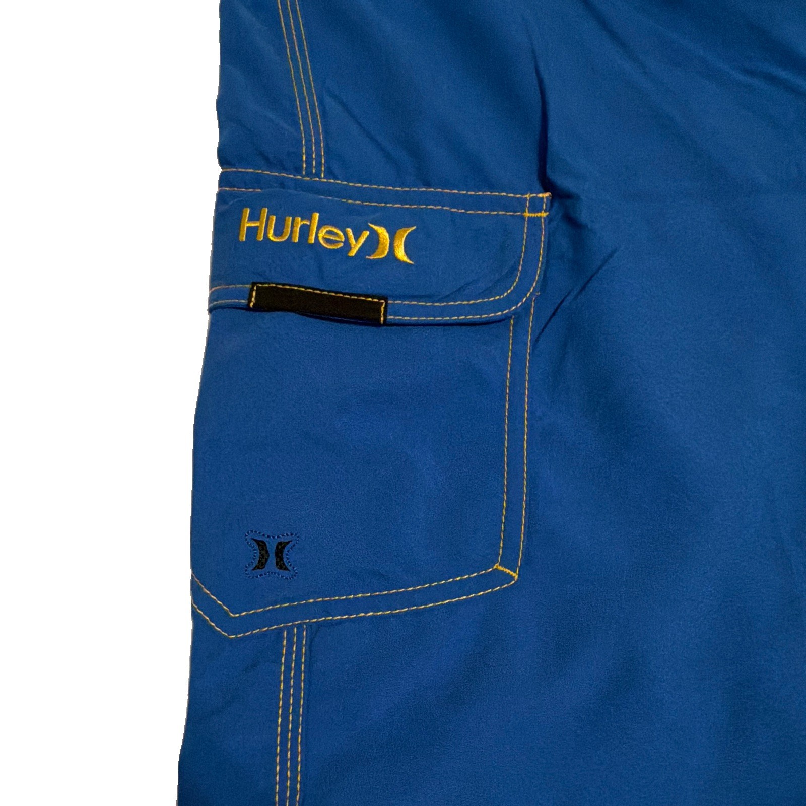NEW Hurley Men’s SIZE 33/22inch length Solid Blue Board Short Size L NWT