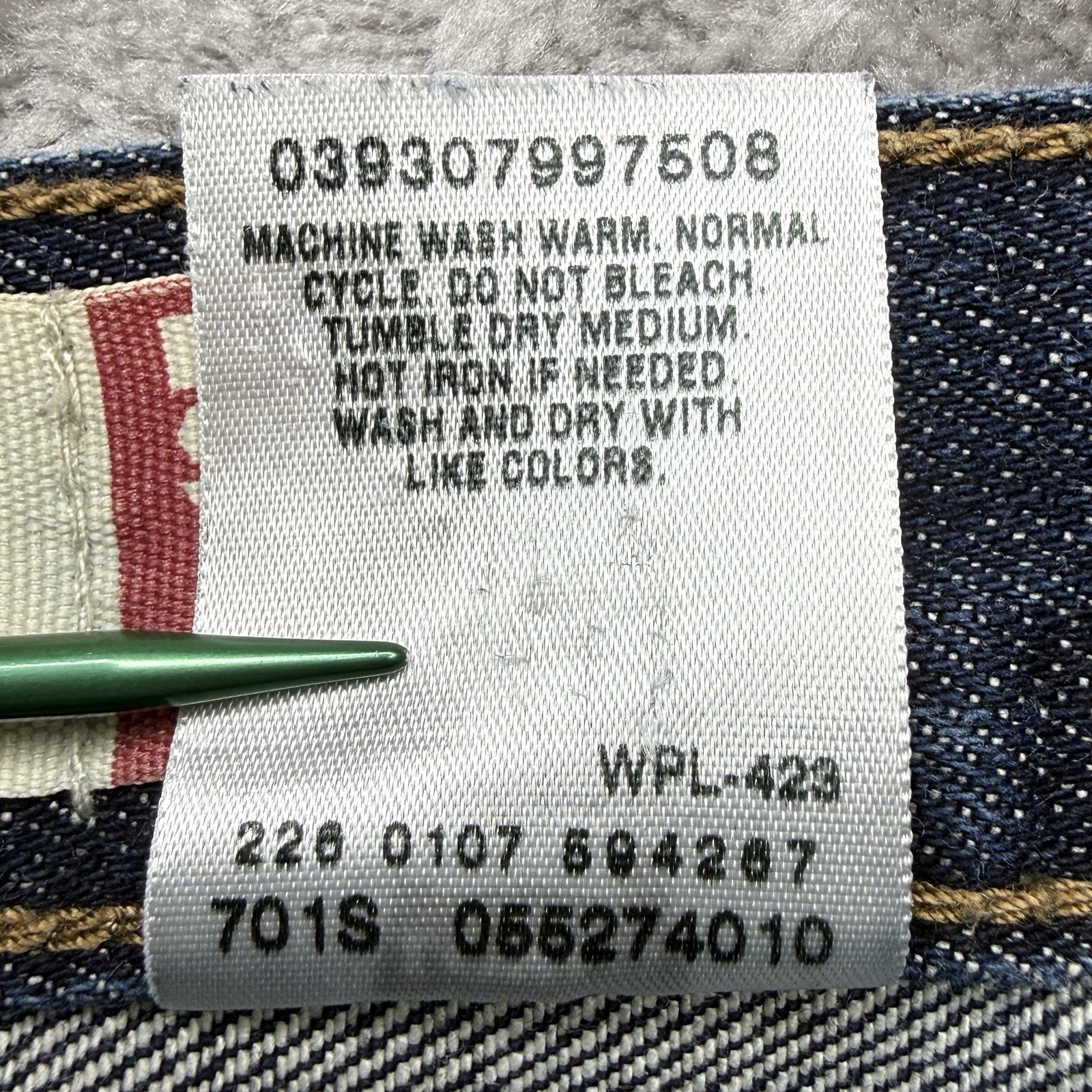 Levi’s 527 Vintage Y2K Low Boot Cut Jeans Mens 36×30 Dark Wash Blue Denim