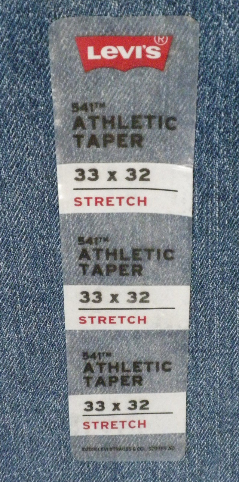 Levi’s 541 Athletic Taper Men’s Blue Stretch Jeans Size 33 x 31