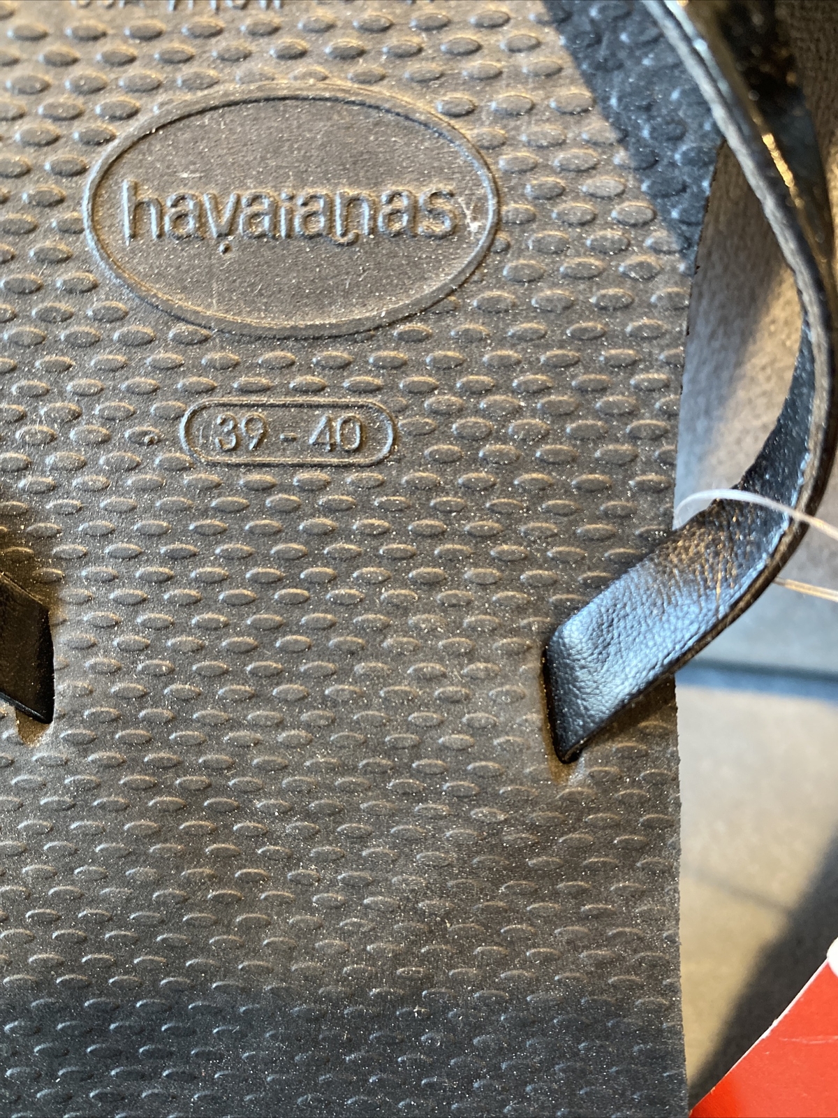 Havaianas You Metallic Flip Flops 30-40 USA 10 w Sand Grey / Black