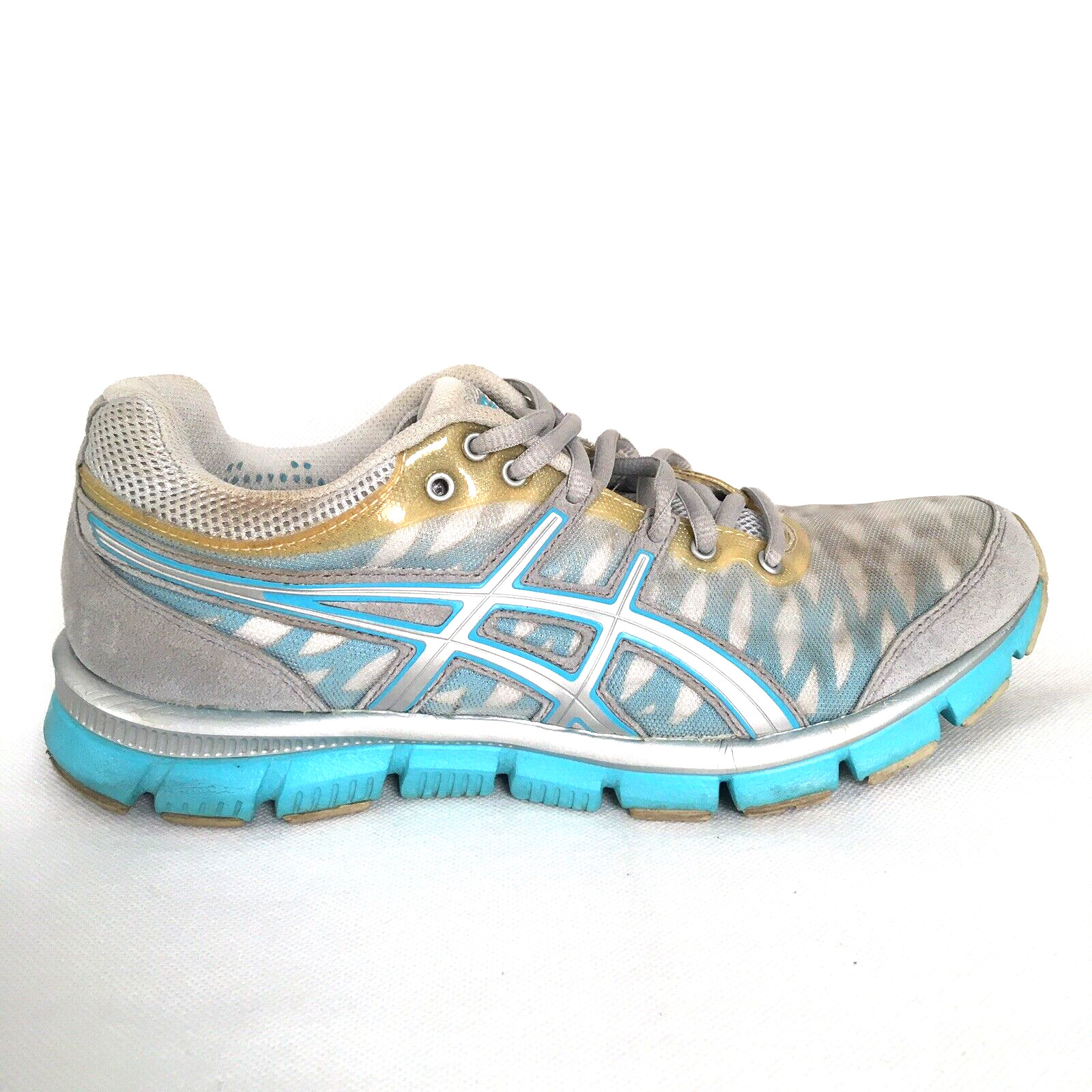 Asics Gel-Nerve 33 Shoes Womens Size 8 Gray Athletic Running Sneakers