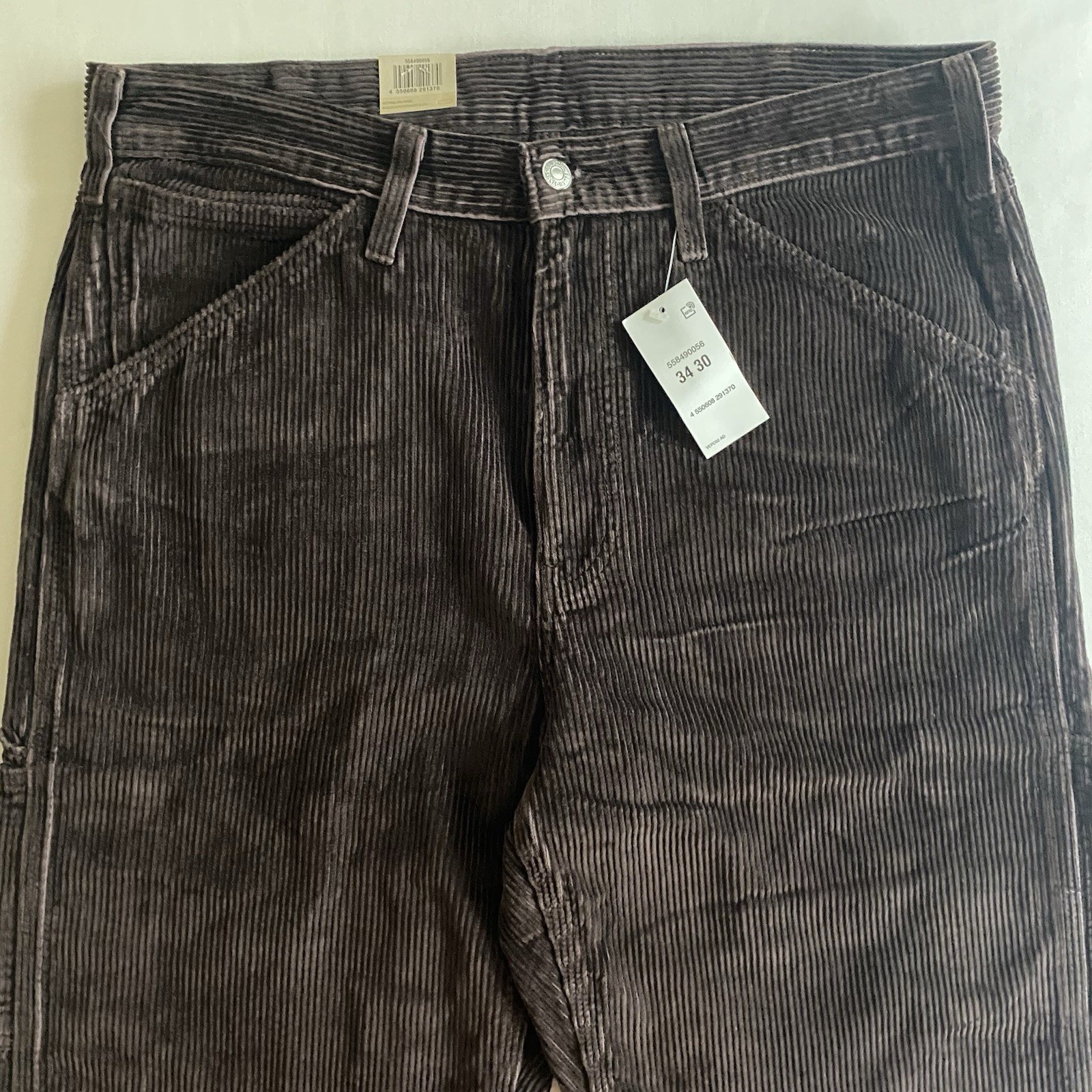 Levis 568 Loose Fit Corduroy Carpenter Pants Mens 31×32 Utility Work Skater Y2K
