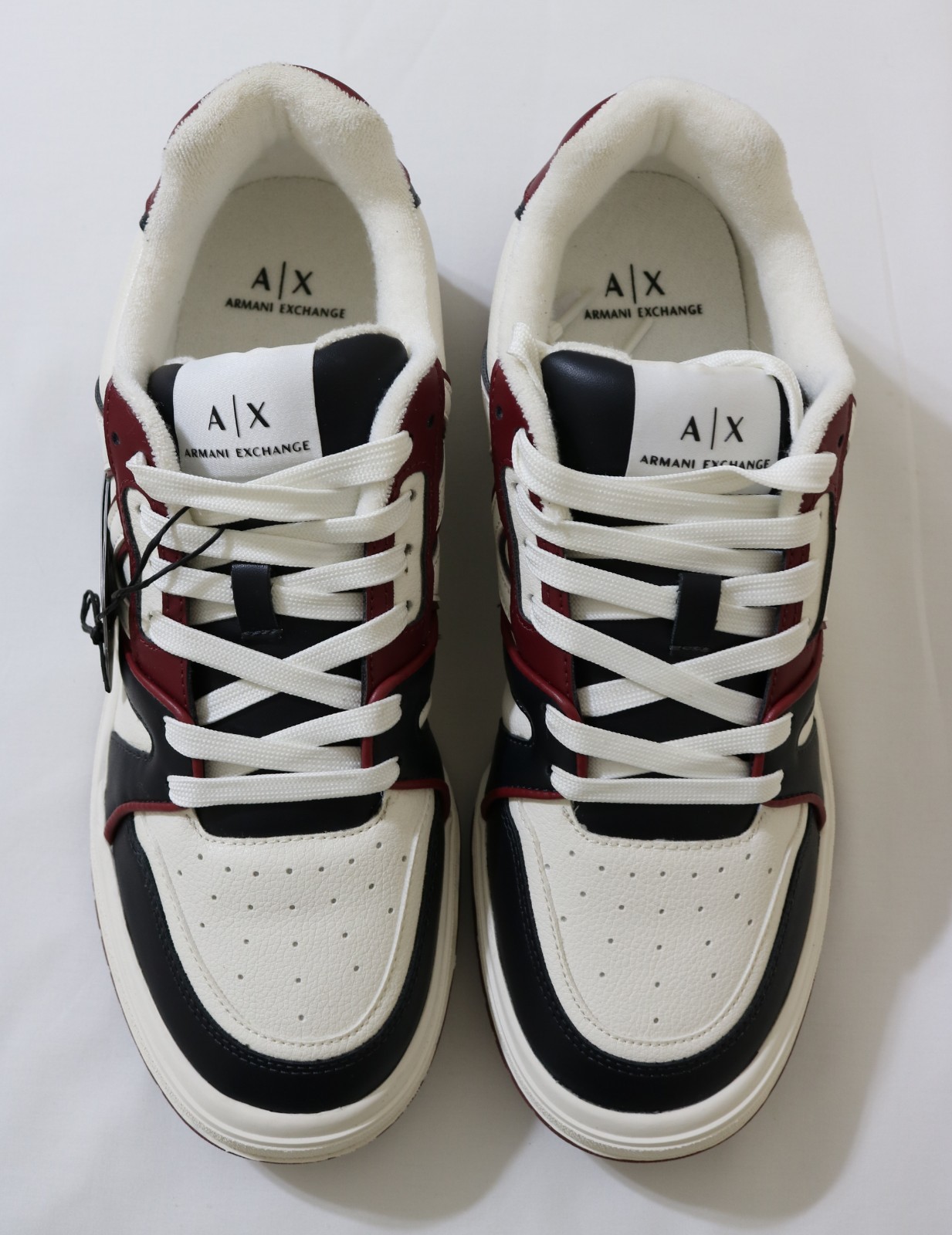 Armani Exchange Men Sneakers with Maxi shoes Size 9 , 10 , 11 , 13 new with box