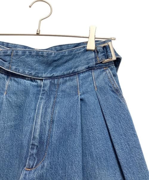MIESROHE Gurkha Design Organic Denim Pants Indigo MWFP234029