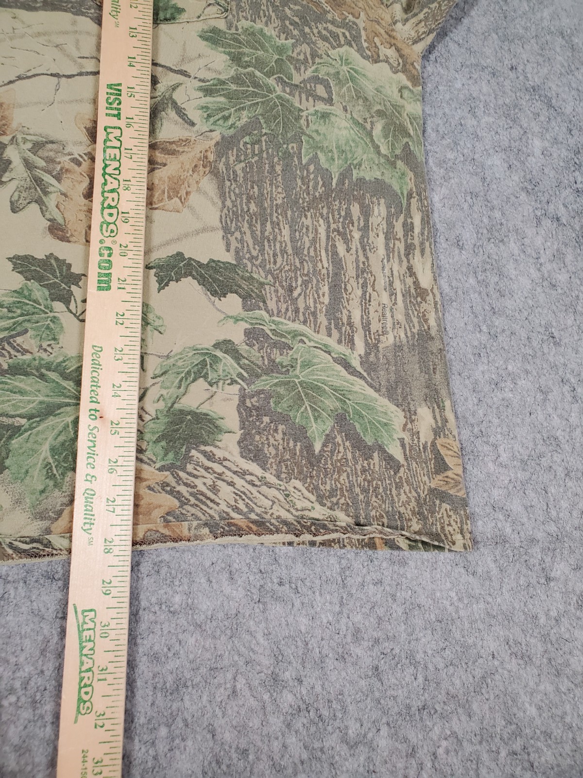 Vintage Jerzees Camo Shirt Mens Size 2XL Mossy Oak Long Sleeve Pocket