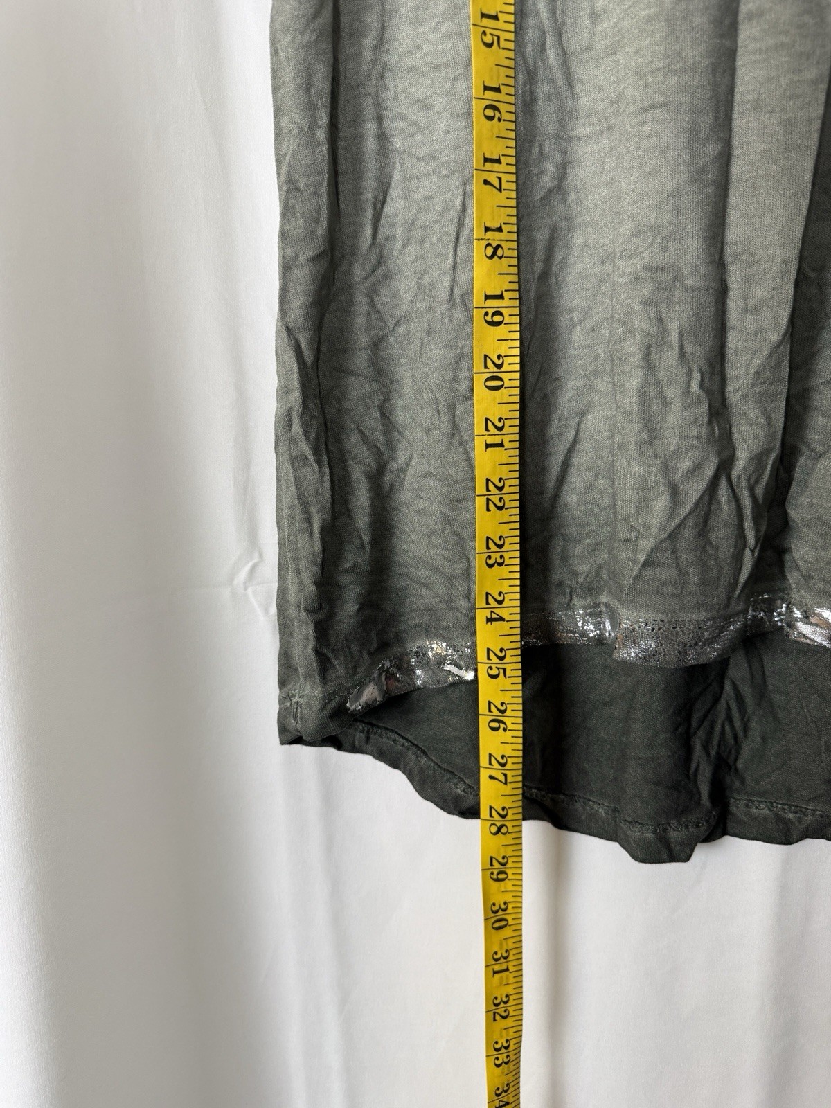 NWT Marisima Made in Italy Tank Top Military Green One Size Lagenlook