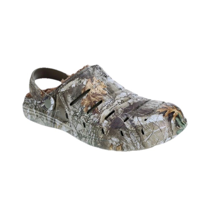 Rugged Shark Real Tree Men’s Size 9 Camo Lined EVA Clogs