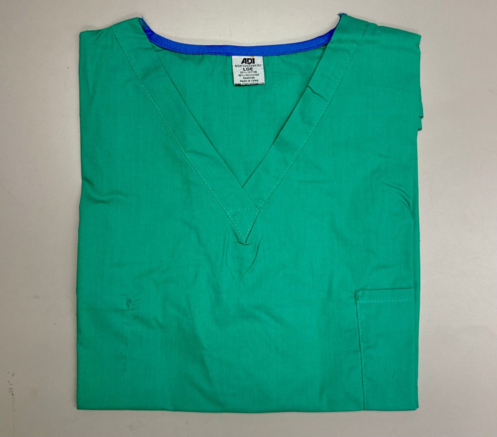 Pack of 6 – V-Neck Medical Scrub Tops With Two Chest Functional Pockets