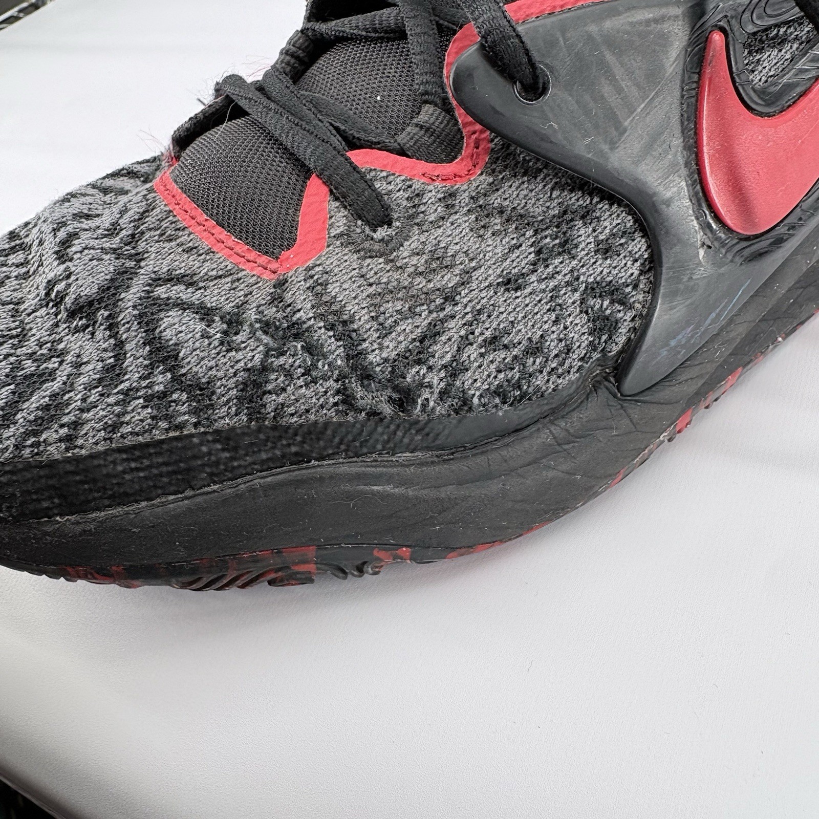 Nike KD 15 Bred Basketball Shoes Red and Black *READ*