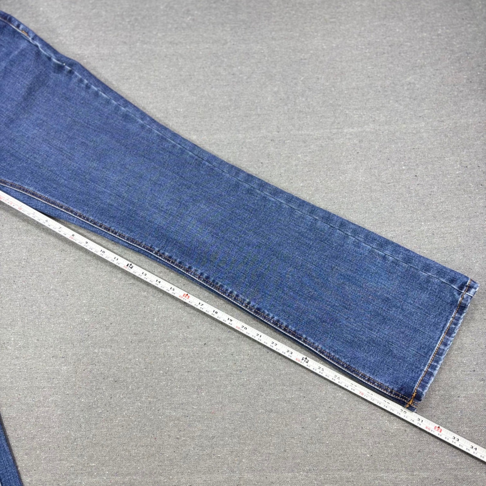 OAT New York Jeans Womens 8/29 Blue High Rise Bootcut Stretch Denim PO110-CA