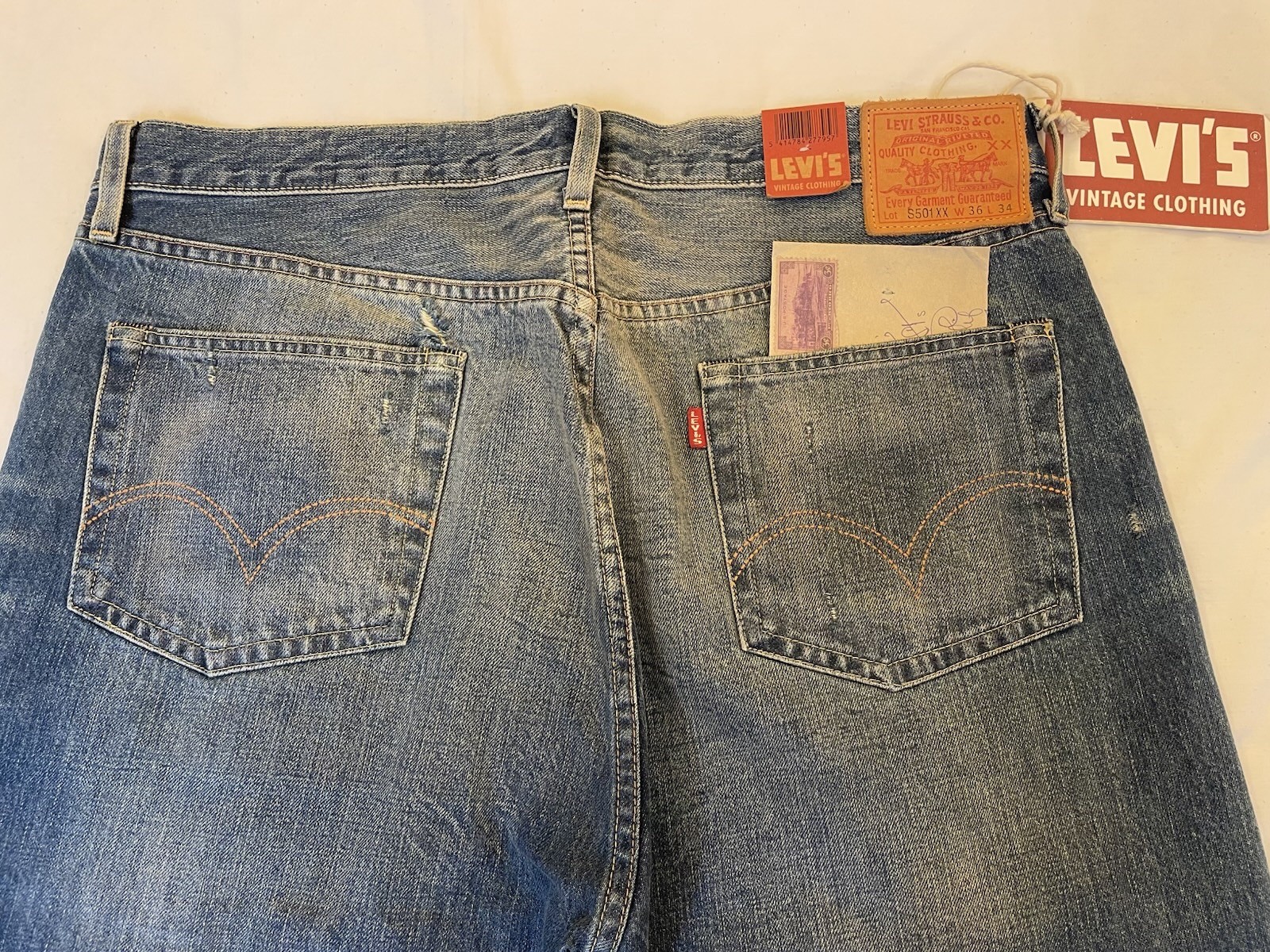 Levi’s LVC 1944 WWII Selvedge Denim – W36 L34