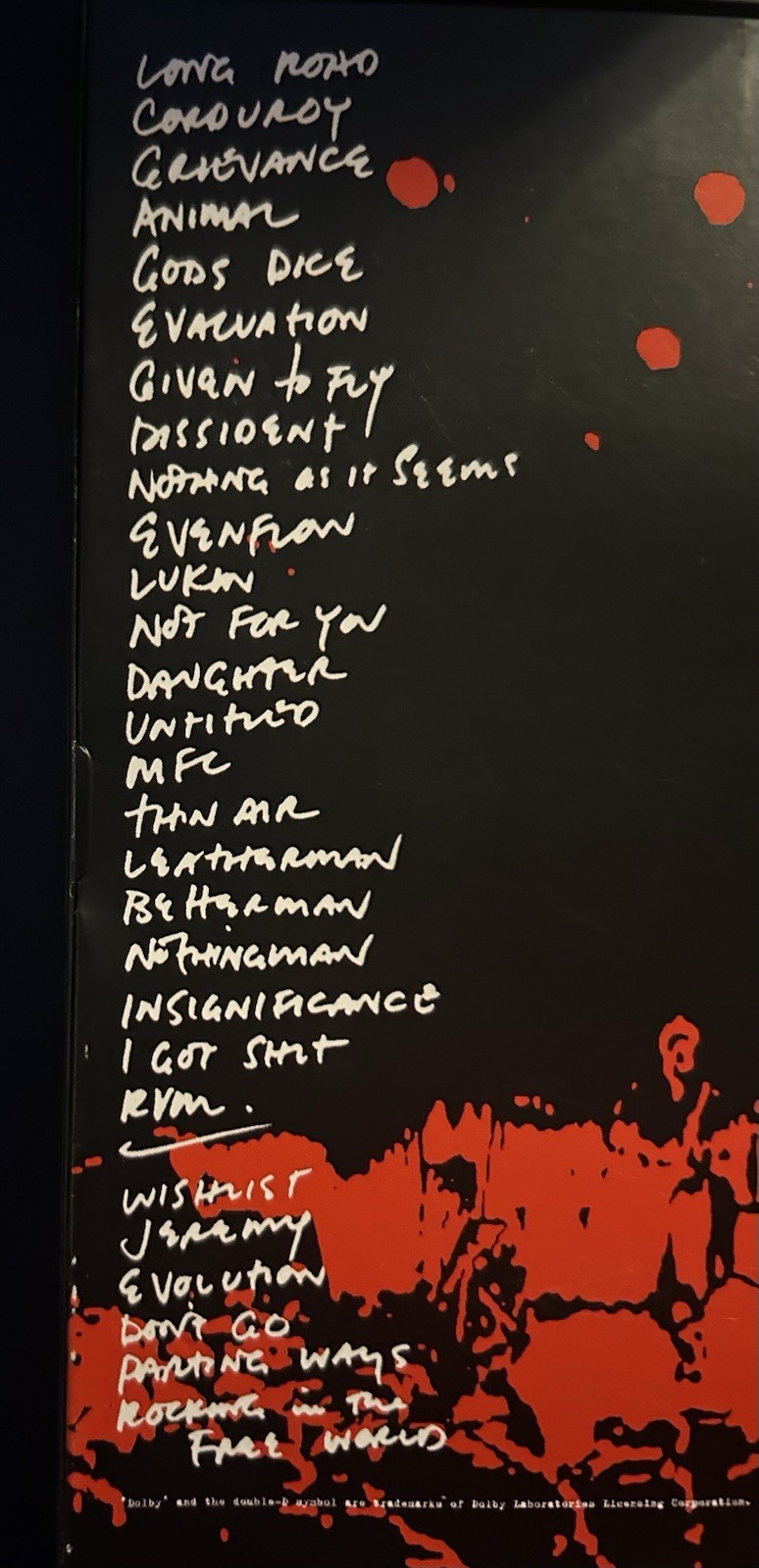 Pearl Jam 2-Pack (DVD + Vintage T-Shirt) 🎸Touring Band DVD & 2003 T-Shirt (M)