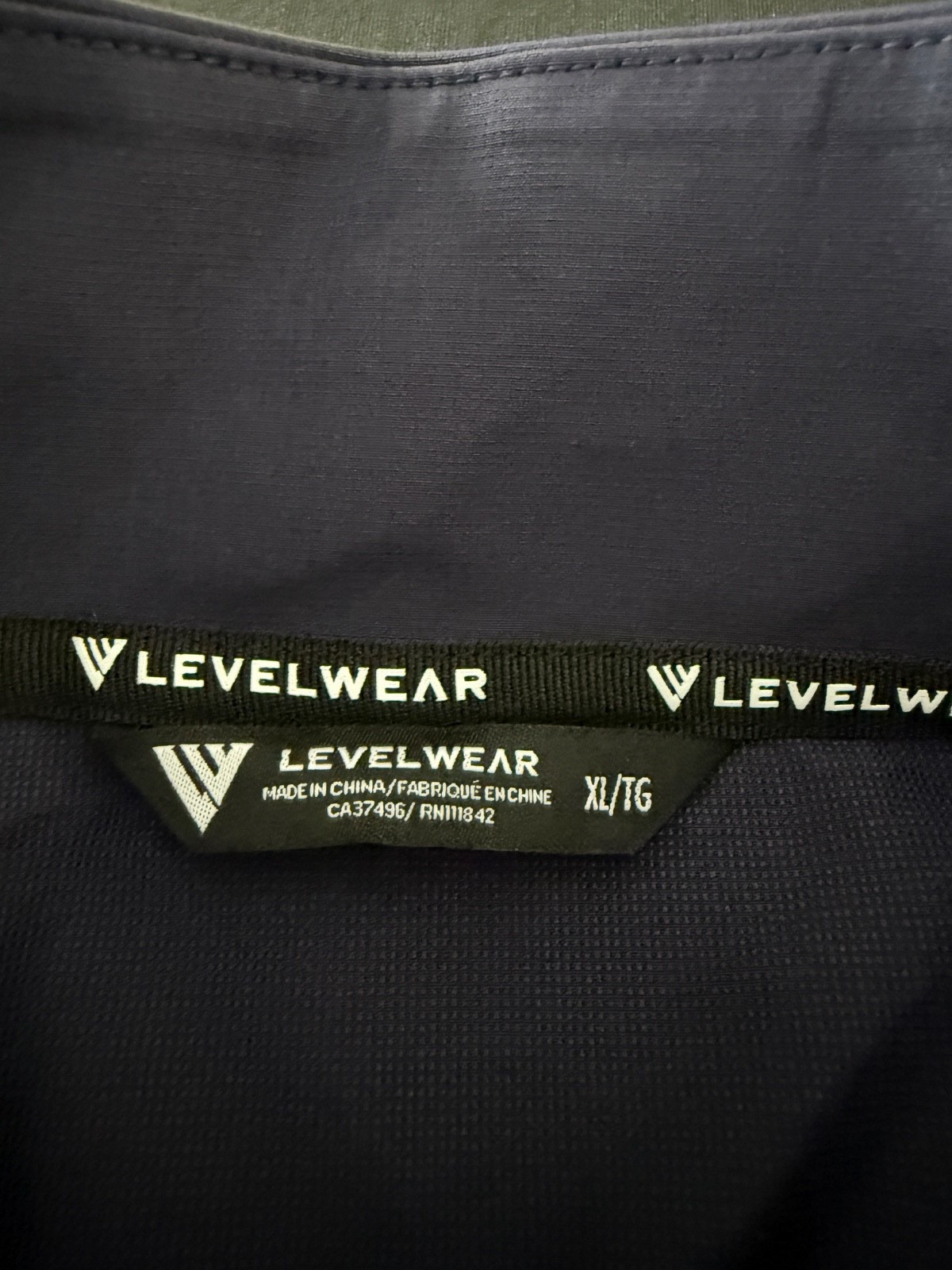 NWT MEN’S LEVELWEAR JACKET, SIZE: XL, COLOR: NAVY/GRAY (M1.24)