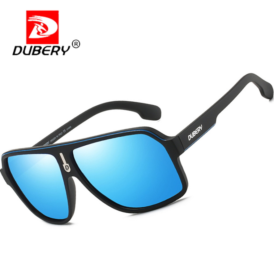 DUBERY Sport Polarized Sunglasses For Men Women Oversize Driving Fishing Glasses