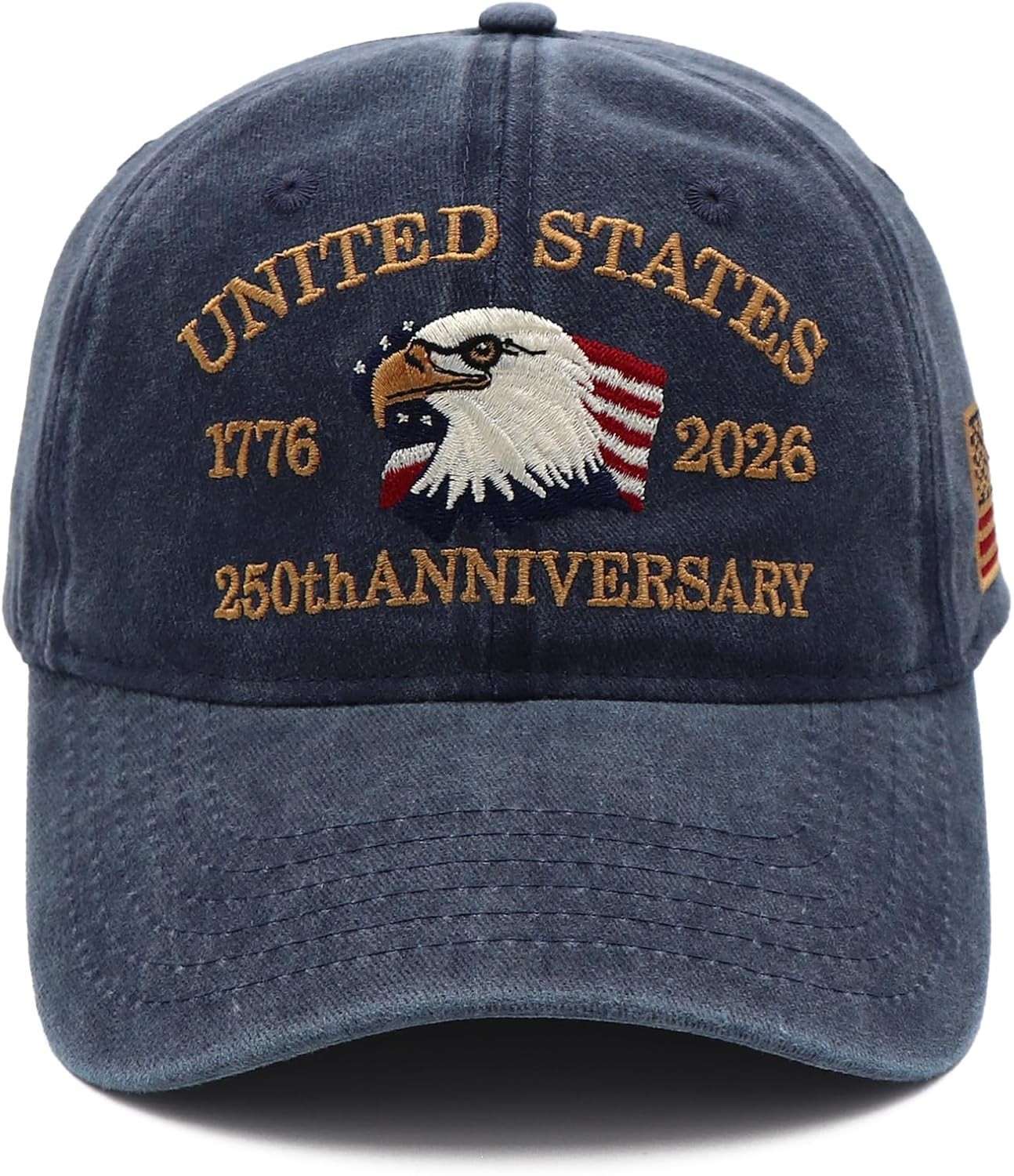 250th Anniversary USA Hat Patriotic Embroidered Baseball Cap Men Women