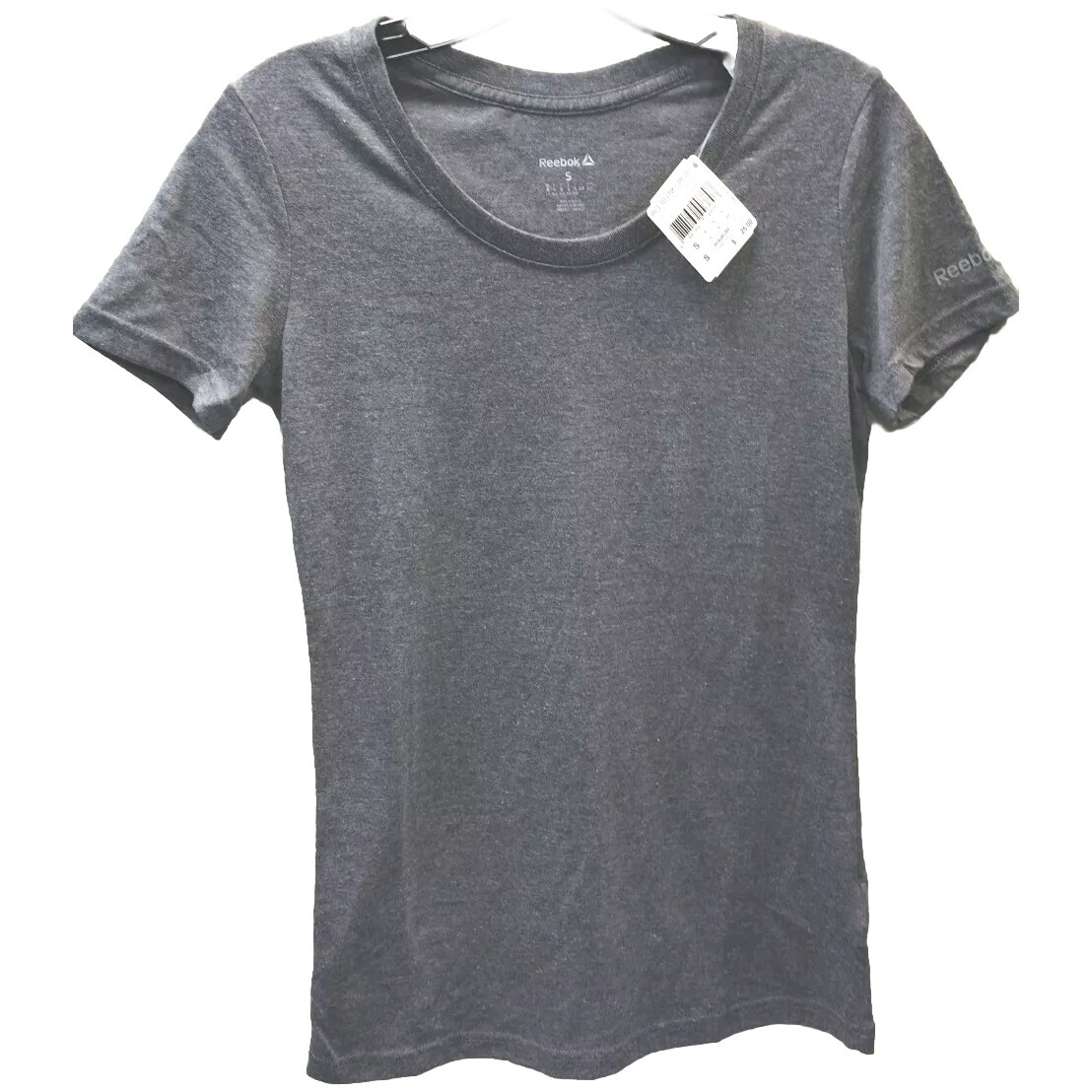 Reebok Women SM Crew TShirt Activewear Set Of 3 Shirts Gray/Orange/Charcoal NWT!