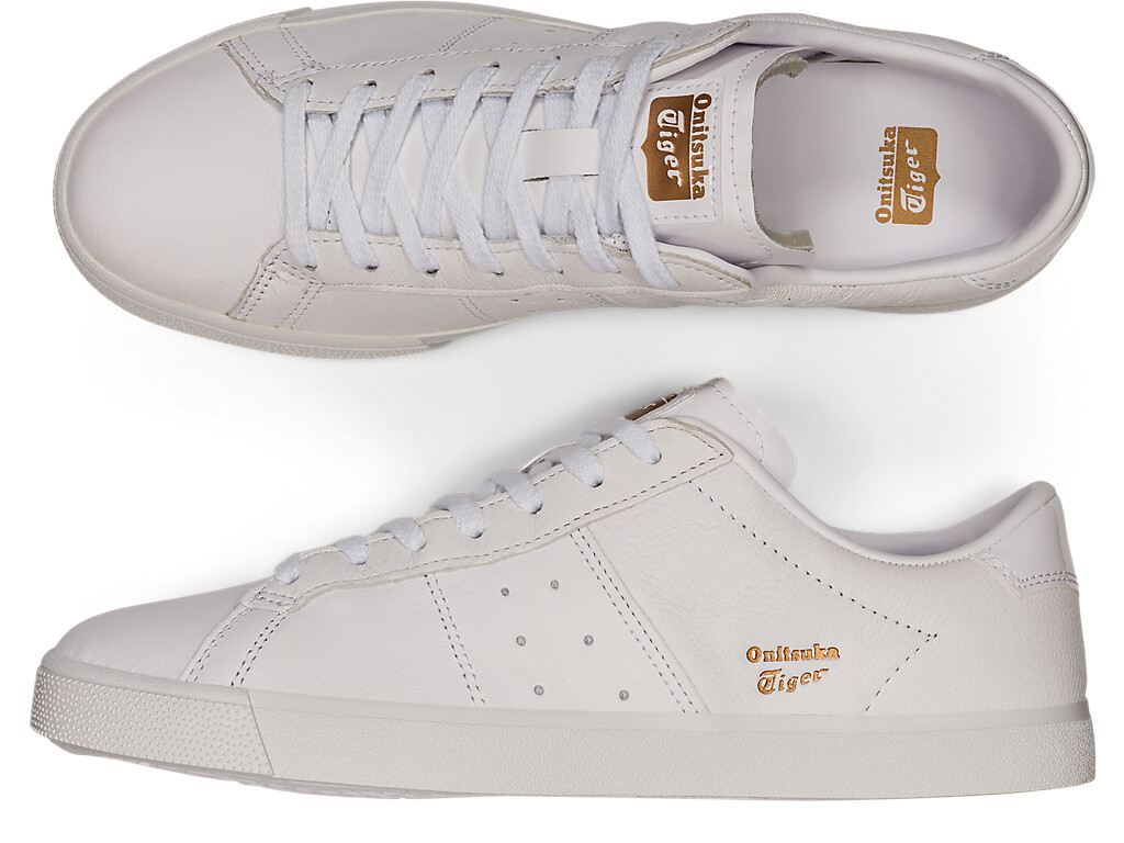 ASICS Onitsuka Tiger LAWNSHIP3.0 1183A568 SILVER WHITE BLACK US Saize 4 -11H DHL