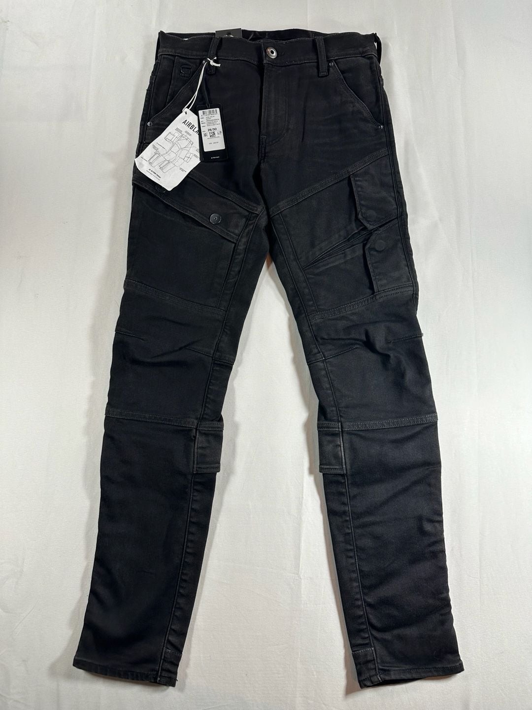 G-Star RAW Airblaze 3D Skinny Fit Jeans in Black 28/30