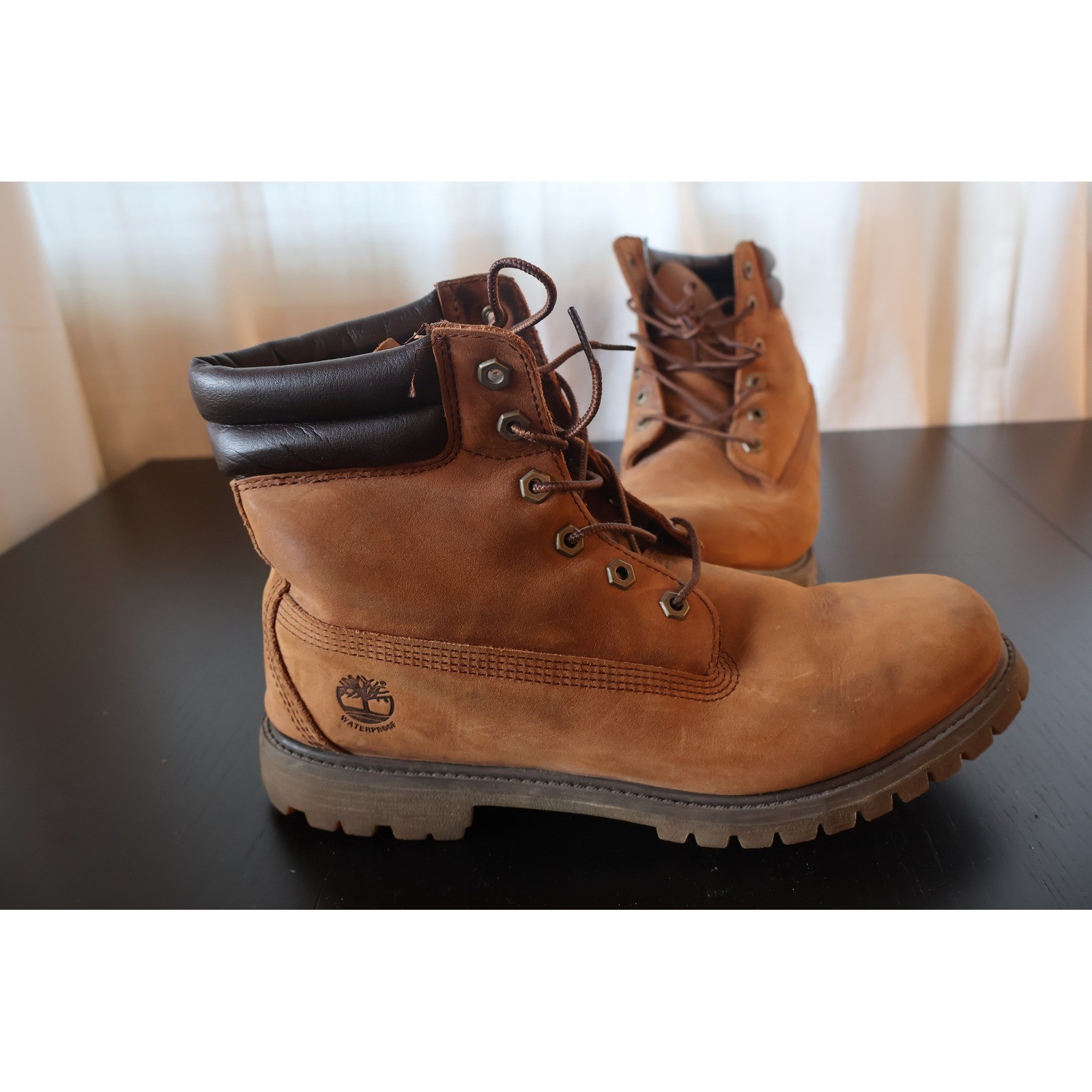 Timberland Waterville Waterproof Brown Nubuck Boots Women’s 11M 8305R