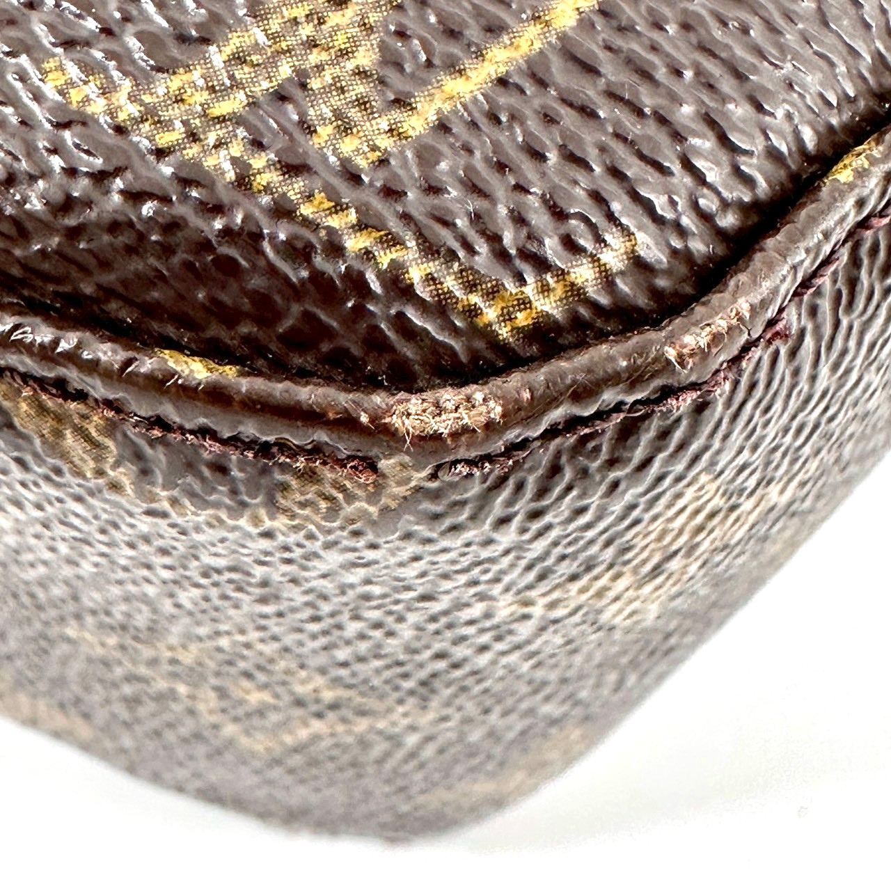 Louis Vuitton Spontini Hand Bag Shoulder Bag Monogram AR0033 Authentic