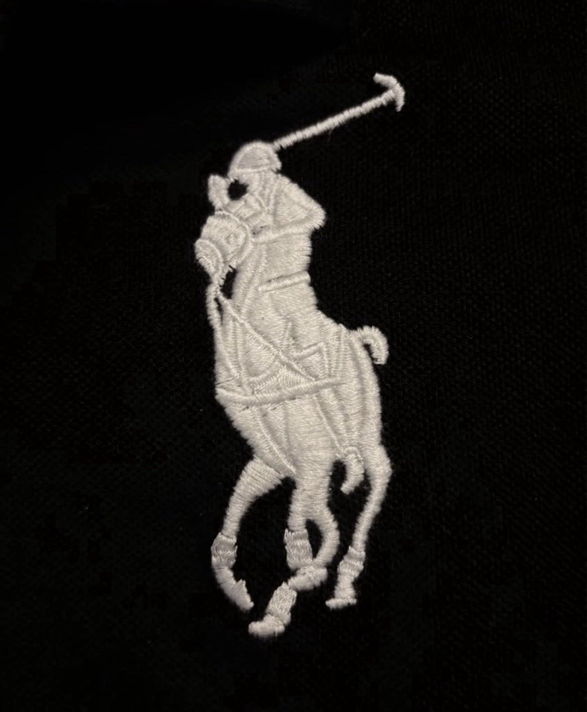 Polo Ralph Lauren Custom Slim Fit Black Chicago Crest Polo Shirt Men’s S