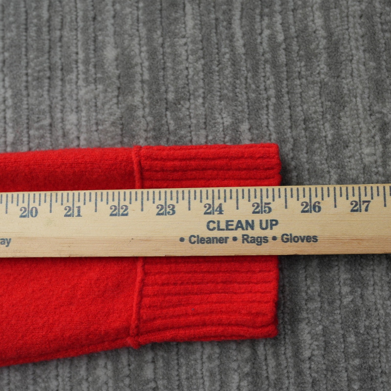 J Crew Sweater Women Red Crew Neck Long Sleeve Acrylic Wool Pullover Solid XL