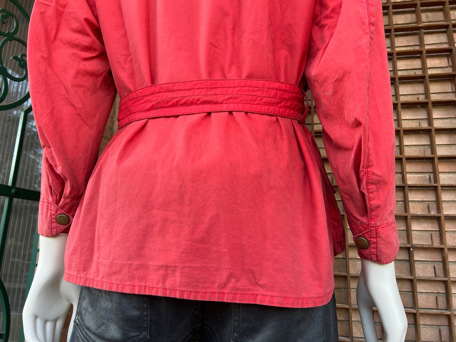 BARBOUR INTERNATIONAL Steve McQueen Collection Limited Waxed Cotton Red L