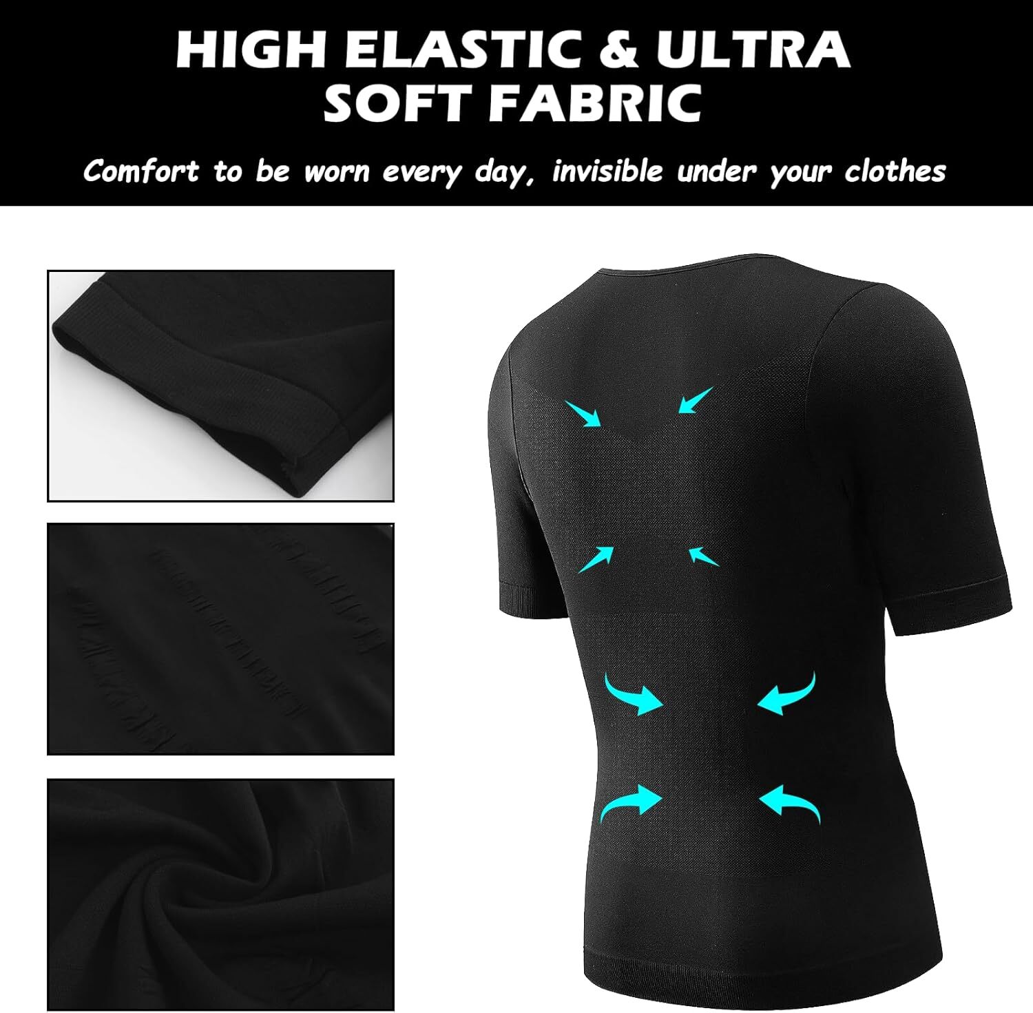 Gynecomastia Compression Shirt Men Shapewear Slimming Body Shaper Tight Tank Top