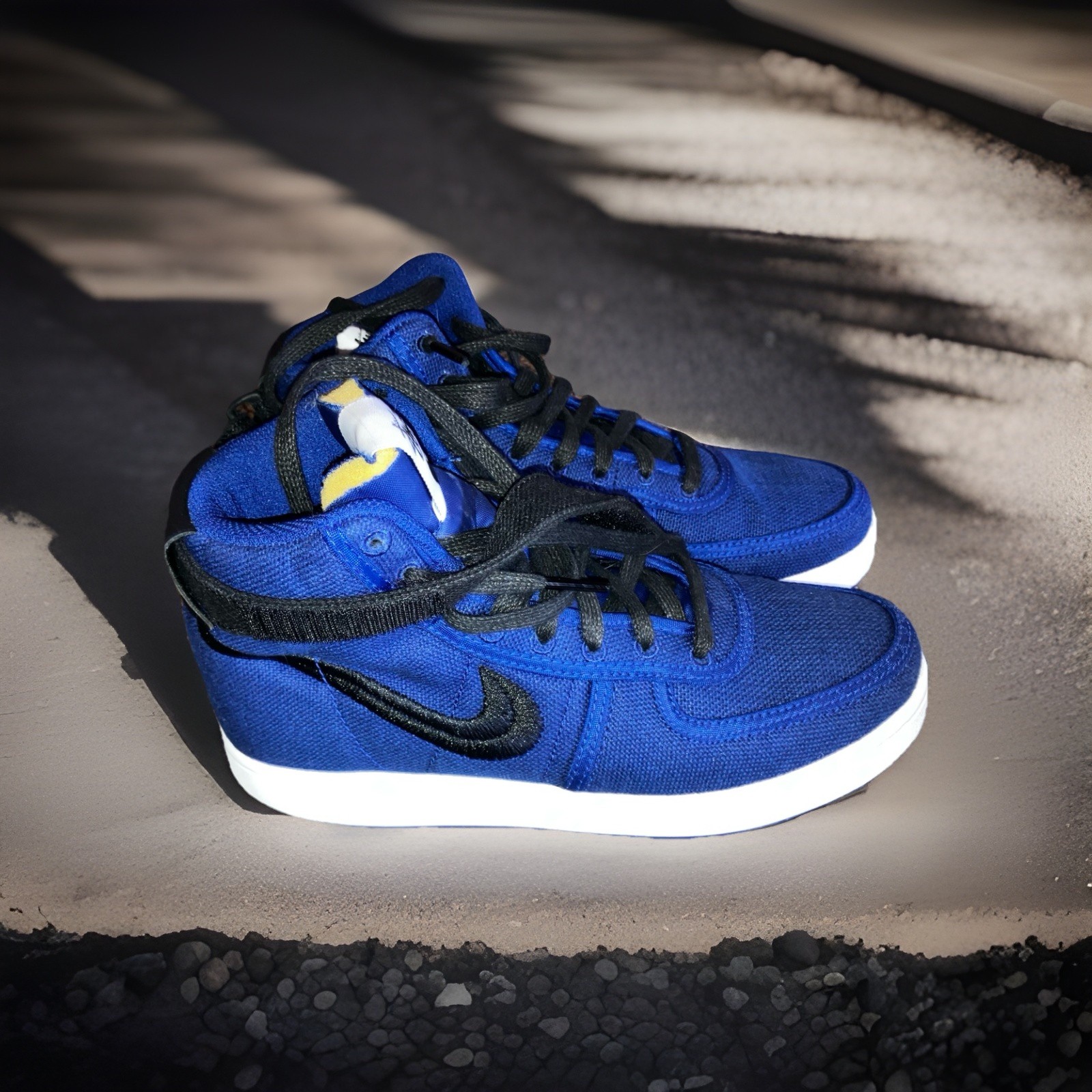 NIKE STUSSY X Men Vandal High Sneakers DX5425 400 SZ Men 6.5 Women 8