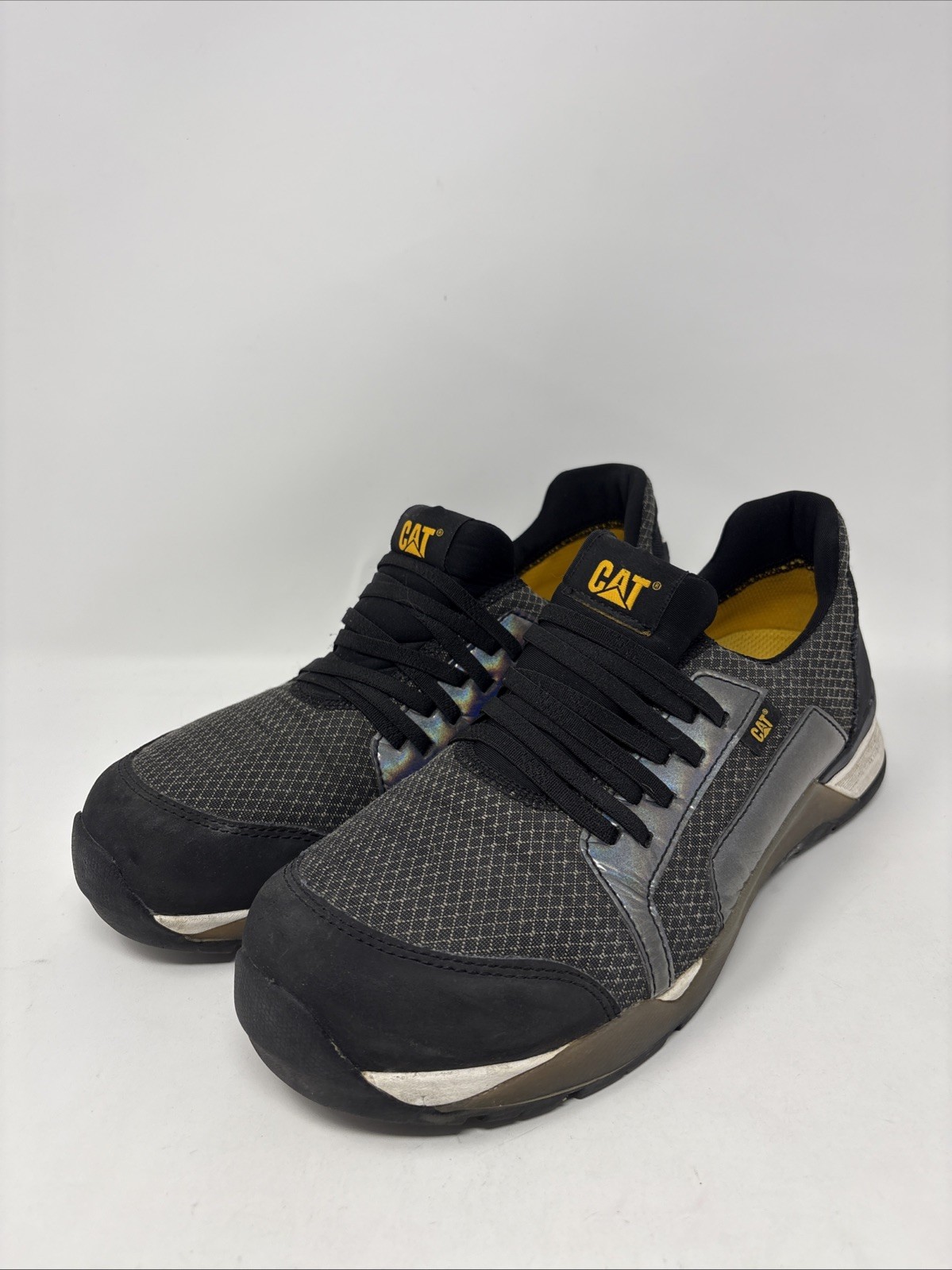 Caterpillar Men’s Low-Cut Sprint Textile Alloy Toe CSA Work Shoes Grey Size 9.5