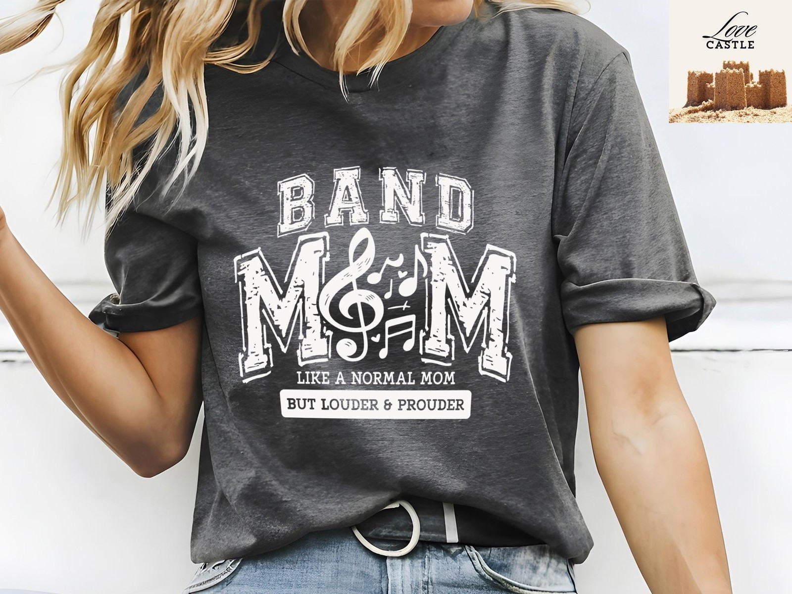 Band Mom Shirt Loud Proud Music Design