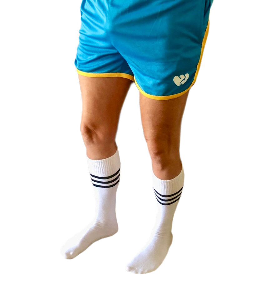 Men’s High Knee | Athletic Tube Socks | 80’s Looking | Classic Old School 10-13
