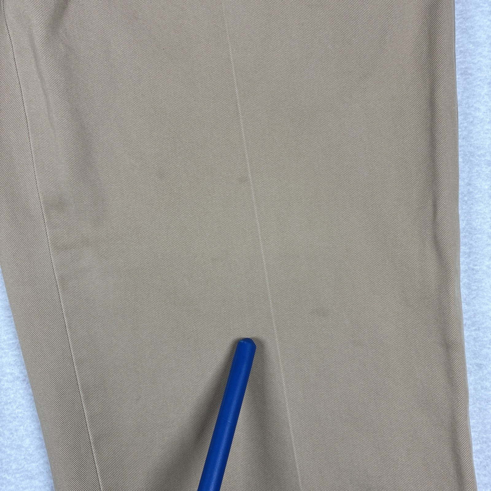 Brooks Brothers Clark Advantage Flat Front Tan Cotton Chino Pants 35X34 Preppy