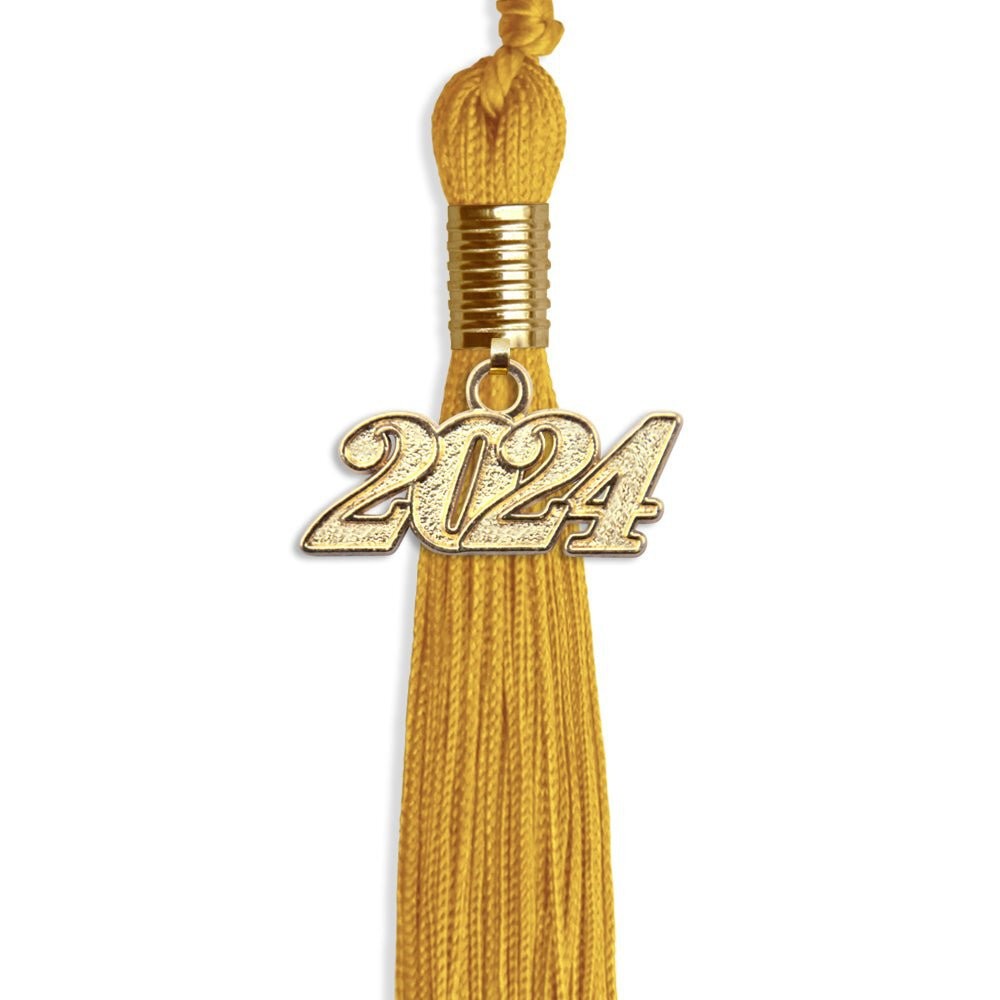 Endea Graduation Gold Tassel With Gold Date Drop