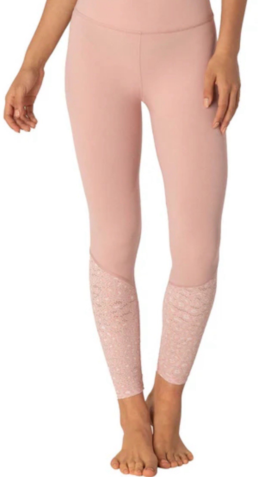 Beyond Yoga SPLA3449 Back Me Up High-Waist 7/8 Legging Tinted Rose Size S – NEW