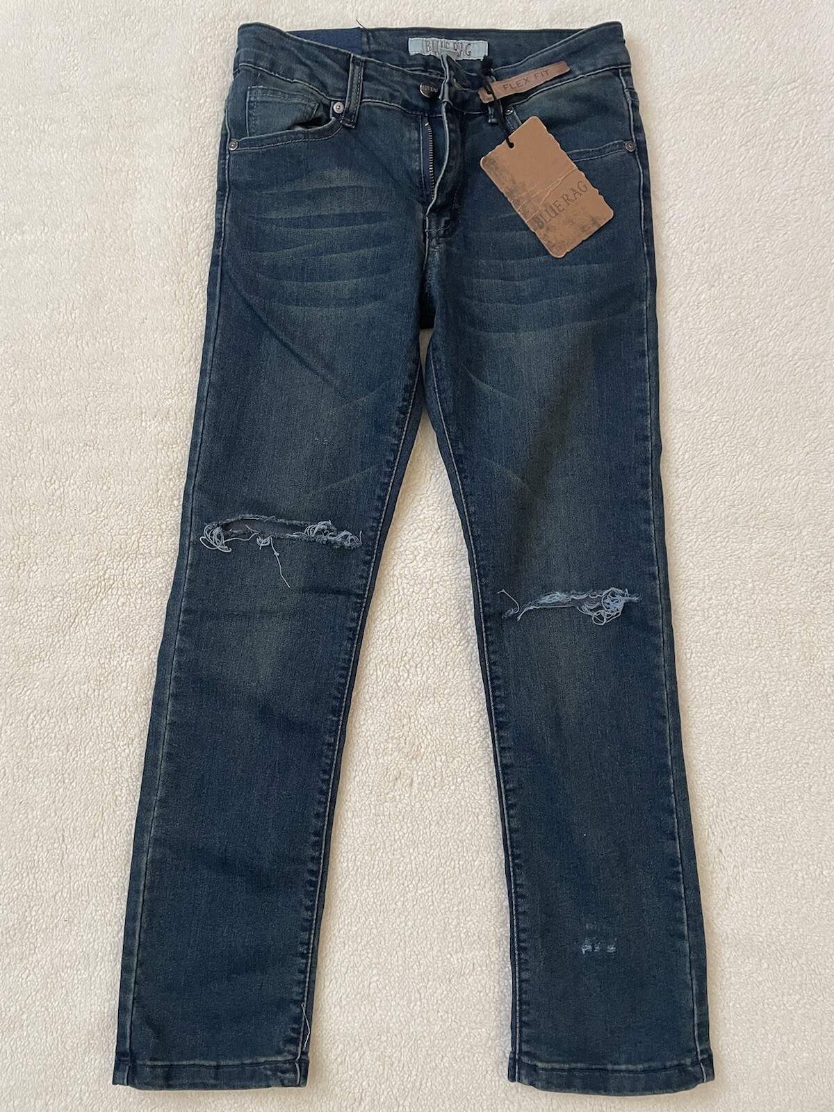 BLUE RAG Dark Indigo Women’s Flex Fit Jeans Denim Cotton Blend Size 12 NWT