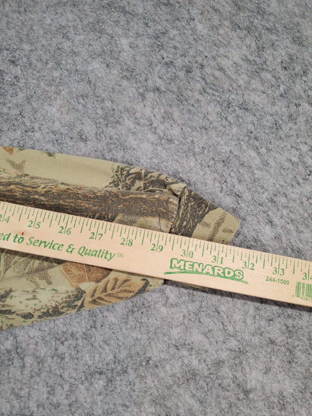 Vintage Jerzees Camo Shirt Mens Size 2XL Mossy Oak Long Sleeve Pocket