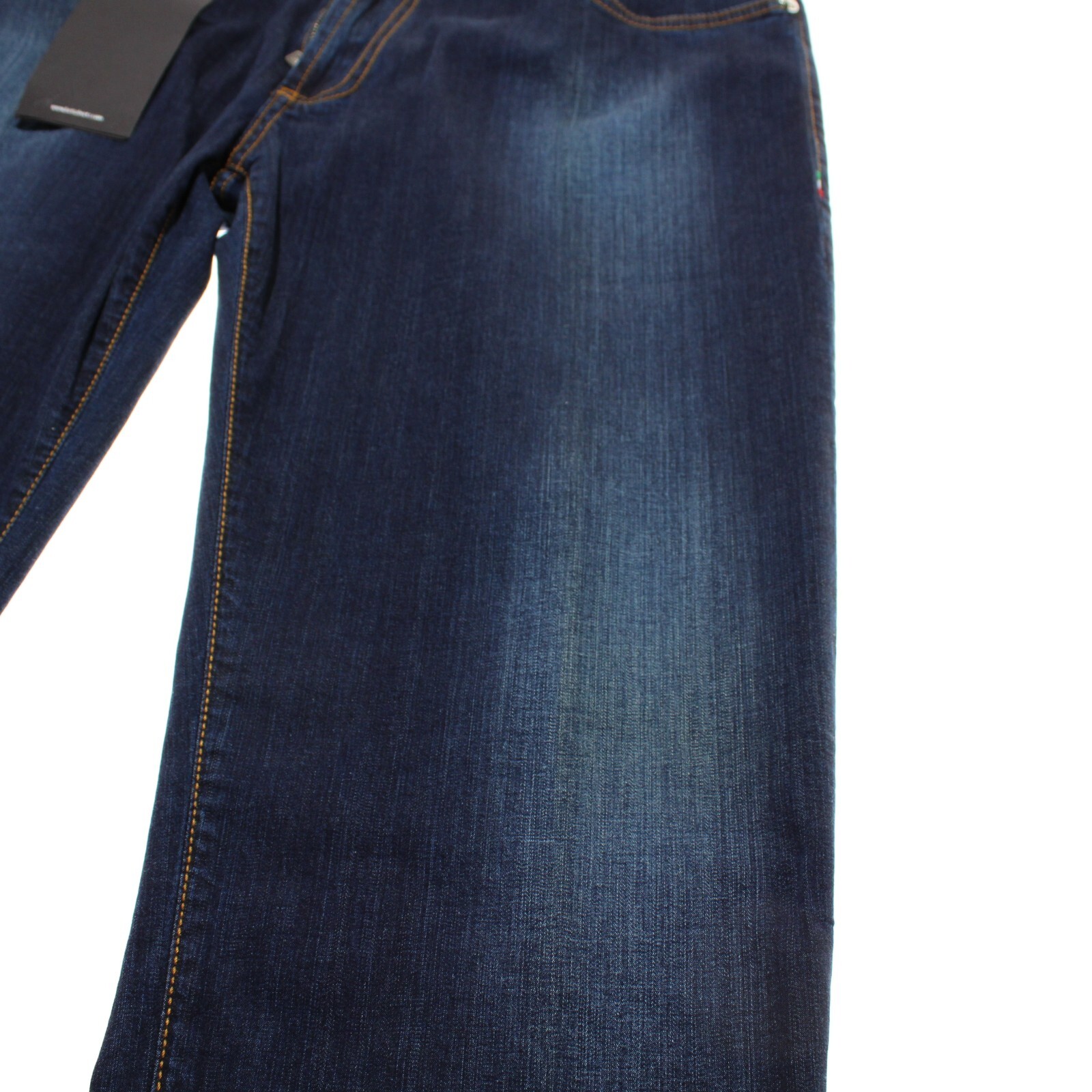 Hettabretz NWD Five Pocket Jeans Size 50 (34 US) In Blue Cotton Blend