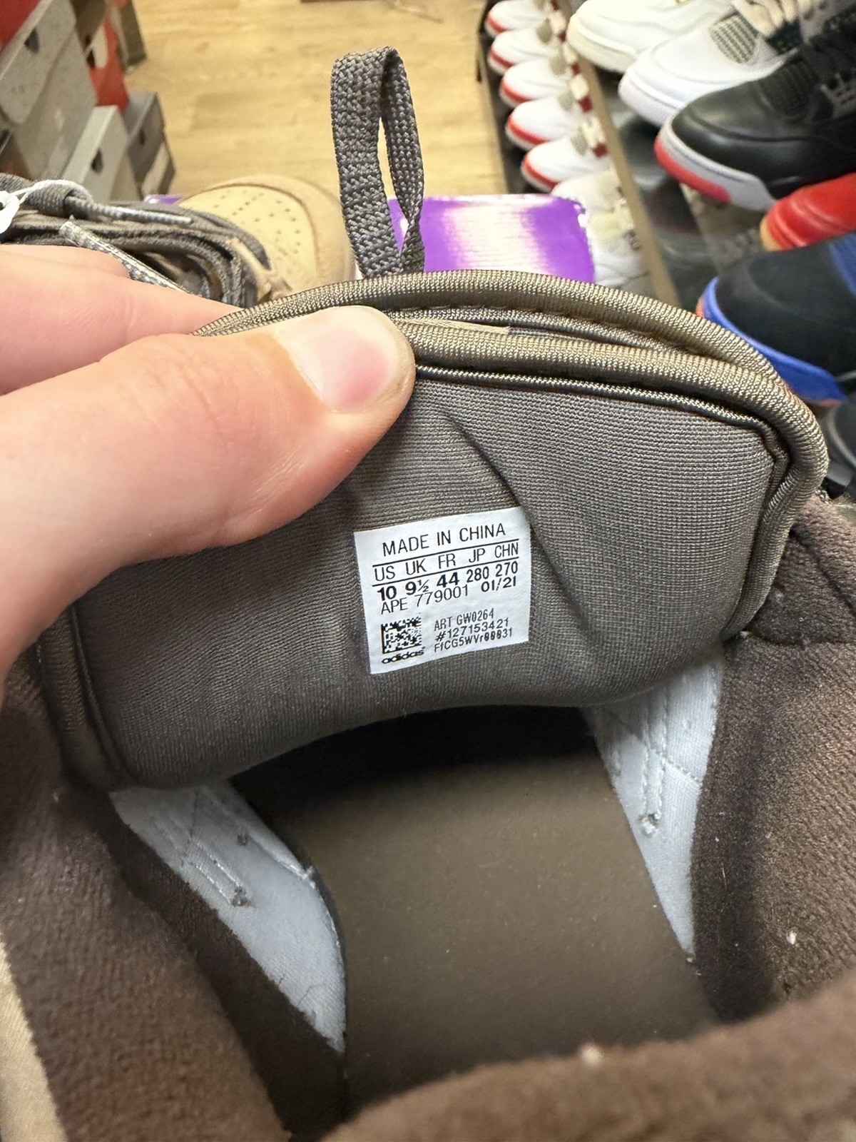 Size 10 – Bad Bunny x adidas Forum Buckle Low The First Cafe USED NO BOX