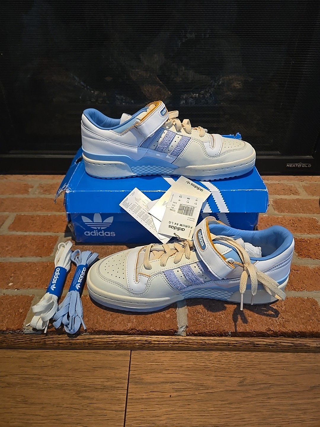 Size 10 – Adidas Forum 84 LG White Clear Sky