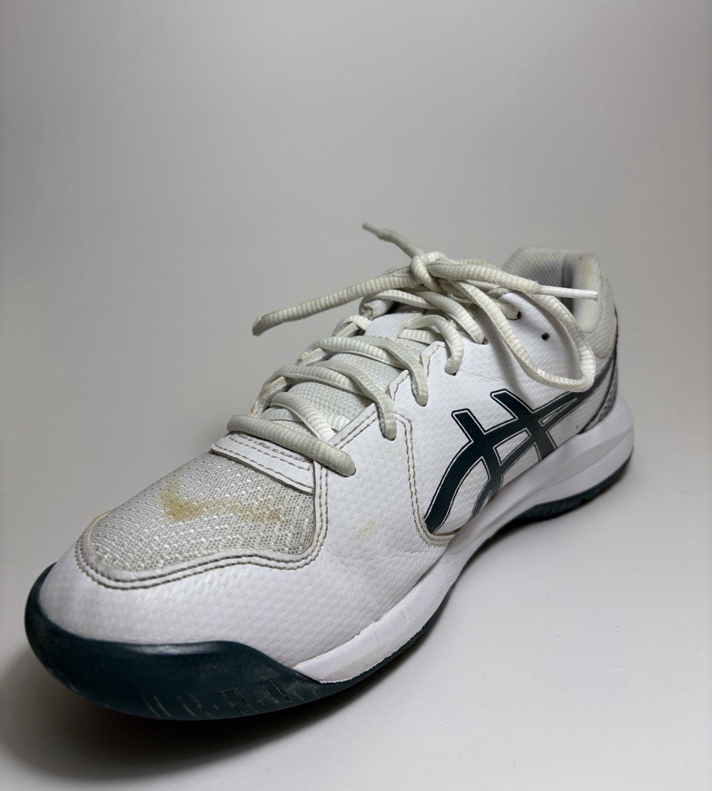 ASICS Gel-Dedicate 8 Men’s Size 8 White/Mako Blue Tennis Shoes