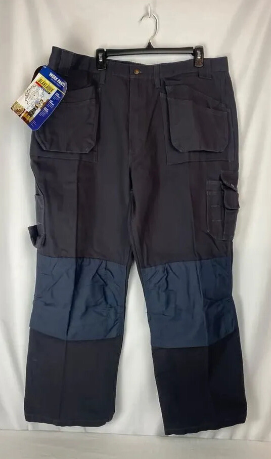 Blaklader Cotton Durable Work Wear Pants 42×30 Cordura Reinforced Pockets Rave