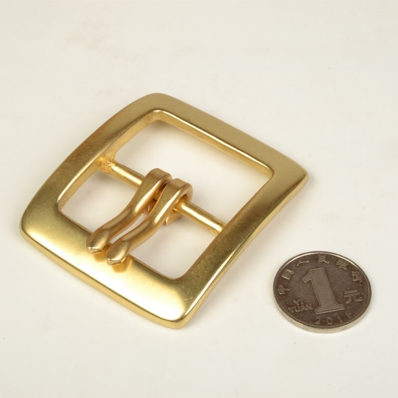 1 X Heavy Duty Solid Brass Double Prong Belt Buckle 40mm(1.5in) Replacement*