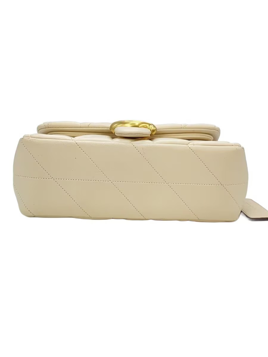 COACH Shoulder Bag Leather WHT Solid CP149