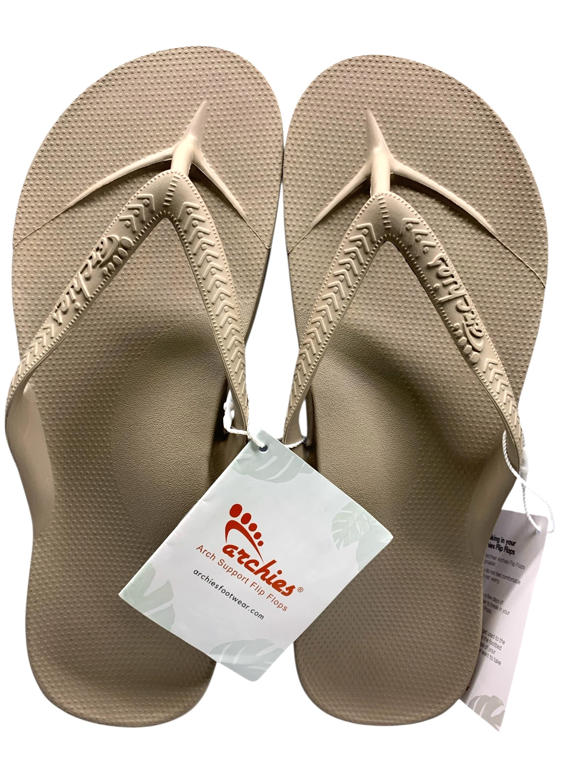Archies Arch Support Thong Flip Flops NWT Unisex-Ass Colors- M7/W8- M6/W7- M8/W9