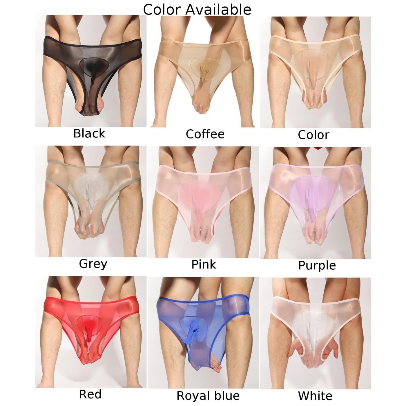 Mens Underwear Panties for lingerie Middle Waist Nylon Slimming Solid Color